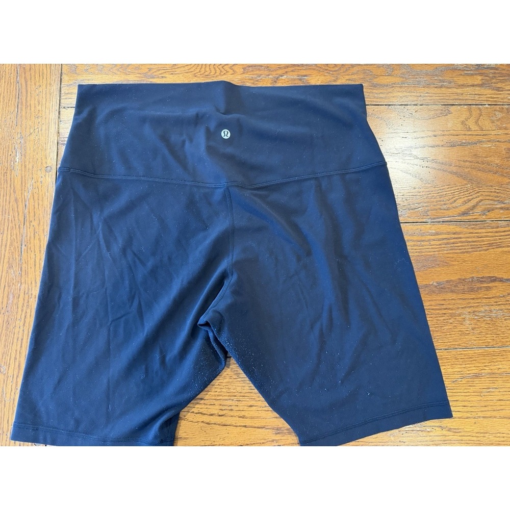 Lululemon Align Super High Rise Short *10" Inseam Black Stretchy 18 Inner Piling